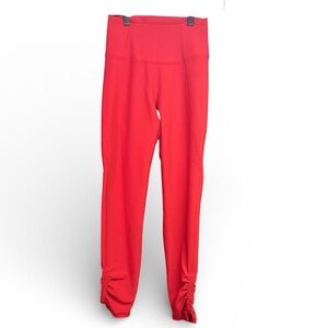 Wilo The Label Red Ribbed Leggings
